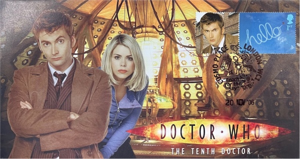 Doctor Who 2006 Series 2 Launch The Tenth Doctor Collectors Stamp Cover Unsigned